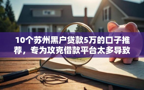 10个苏州黑户贷款5万的口子推荐，专为攻克借款平台太多导致被拒难题