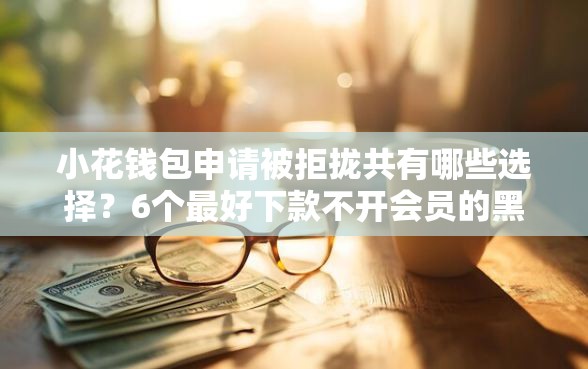 小花钱包申请被拒拢共有哪些选择？6个最好下款不开会员的黑户借钱平台详解