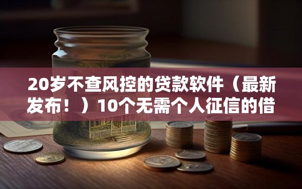 20岁不查风控的贷款软件（最新发布！）10个无需个人征信的借款平台
