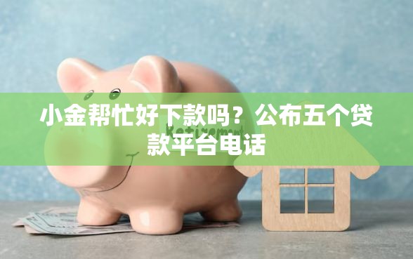 小金帮忙好下款吗？公布五个贷款平台电话