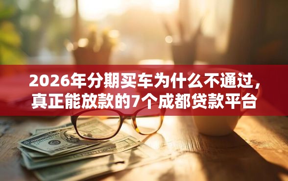2026年分期买车为什么不通过，真正能放款的7个成都贷款平台推荐