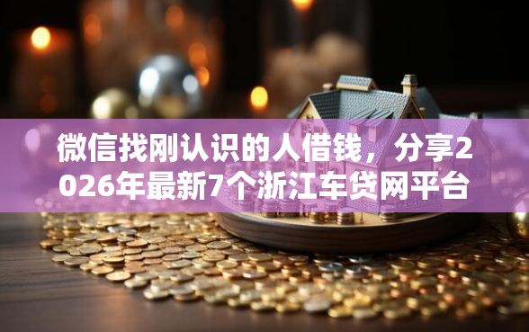 微信找刚认识的人借钱，分享2026年最新7个浙江车贷网平台