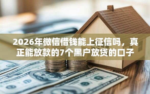 2026年微信借钱能上征信吗,真正能放款的7个黑户放贷的口子推荐 2026年微信借钱能上征信吗,真正能放款的7个黑户放贷的口子推荐