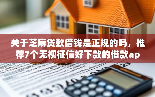 关于芝麻贷款借钱是正规的吗，推荐7个无视征信好下款的借款app给你