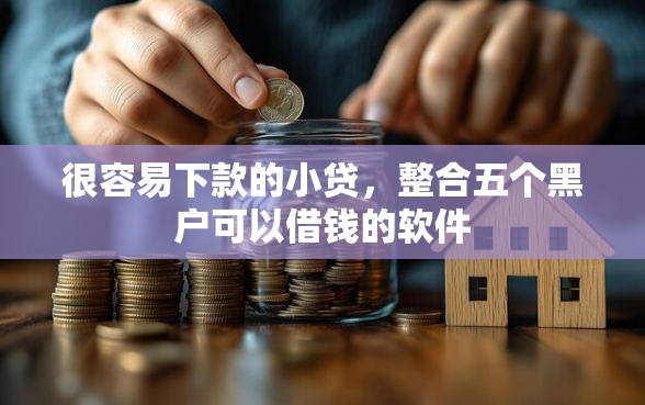 很容易下款的小贷，整合五个黑户可以借钱的软件