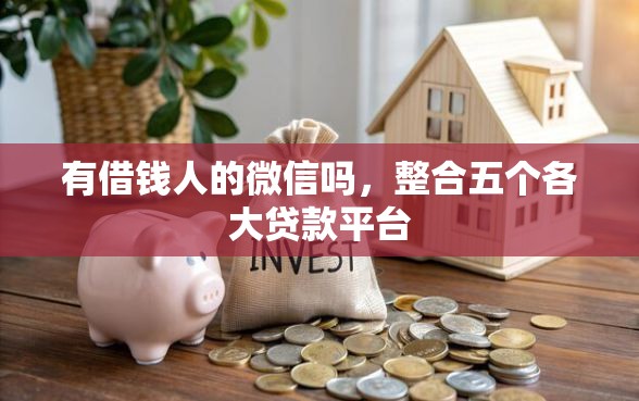 有借钱人的微信吗，整合五个各大贷款平台
