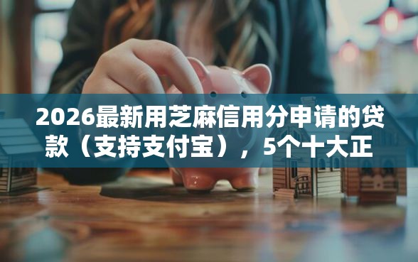 2026最新用芝麻信用分申请的贷款（支持支付宝），5个十大正规网贷平台排名不分先后无私分享