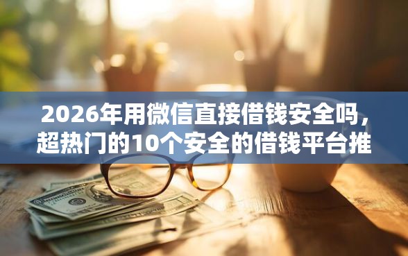 2026年用微信直接借钱安全吗，超热门的10个安全的借钱平台推荐