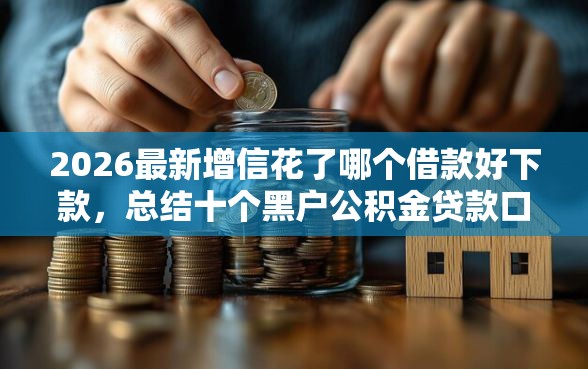 2026最新增信花了哪个借款好下款，总结十个黑户公积金贷款口子！