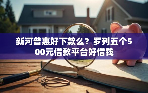 新河普惠好下款么？罗列五个500元借款平台好借钱