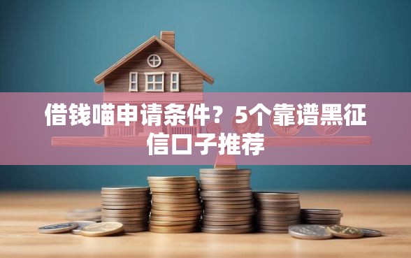 借钱喵申请条件？5个靠谱黑征信口子推荐