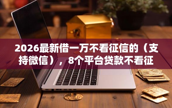 2026最新借一万不看征信的（支持微信），8个平台贷款不看征信无私分享