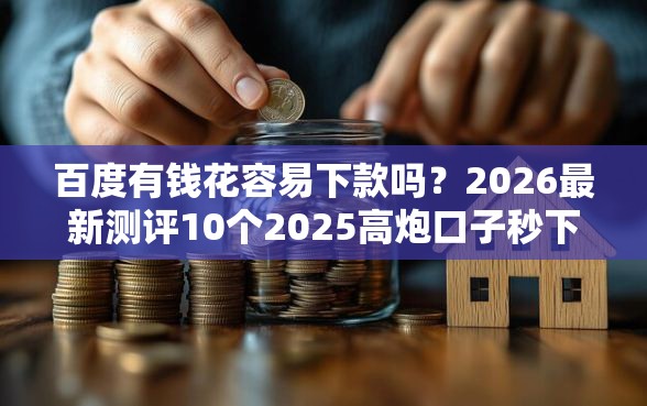 百度有钱花容易下款吗？2026最新测评10个2025高炮口子秒下款免审核