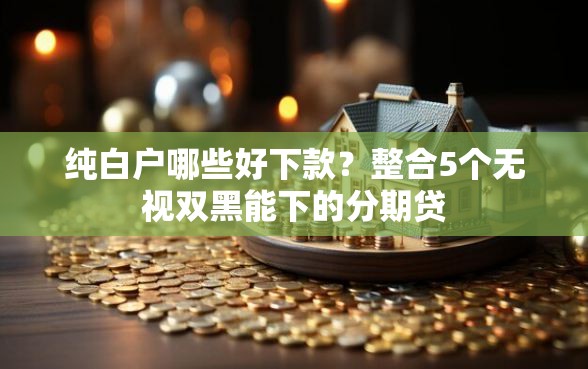 纯白户哪些好下款？整合5个无视双黑能下的分期贷