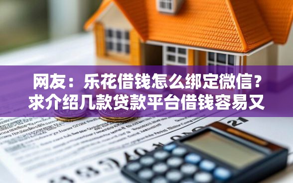 网友：乐花借钱怎么绑定微信？求介绍几款贷款平台借钱容易又正规