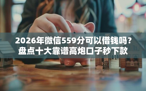 2026年微信559分可以借钱吗?盘点十大靠谱高炮口子秒下款 2026年微信559分可以借钱吗?盘点十大靠谱高炮口子秒下款