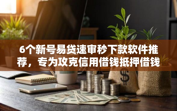 6个新号易贷速审秒下款软件推荐，专为攻克信用借钱抵押借钱难题