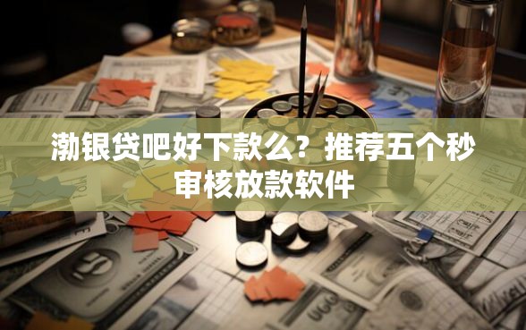 渤银贷吧好下款么？推荐五个秒审核放款软件