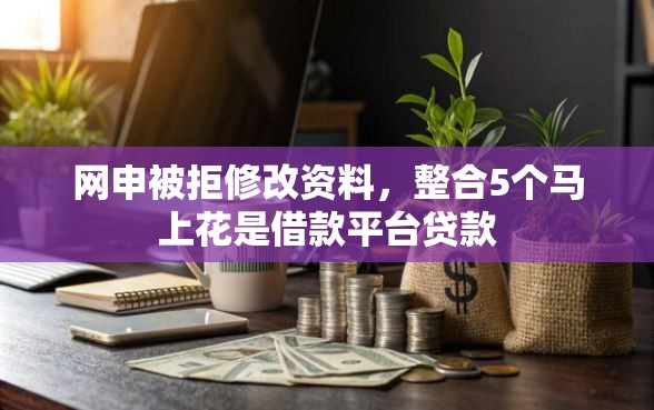 网申被拒修改资料，整合5个马上花是借款平台贷款