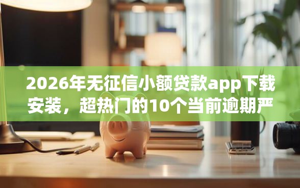 2026年无征信小额贷款app下载安装，超热门的10个当前逾期严重能下款的平台推荐