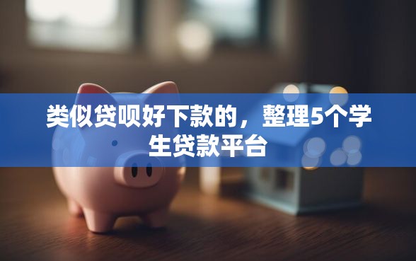 类似贷呗好下款的，整理5个学生贷款平台