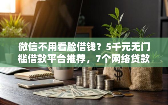 微信不用看脸借钱？5千元无门槛借款平台推荐，7个网络贷款平台排名不分先后盘点