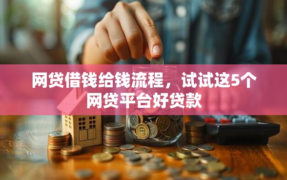 网贷借钱给钱流程，试试这5个网贷平台好贷款