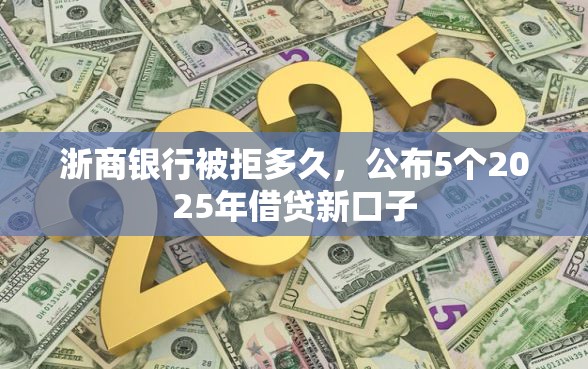 浙商银行被拒多久，公布5个2025年借贷新口子