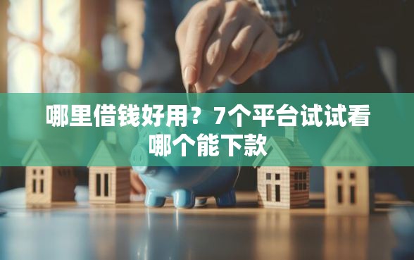 哪里借钱好用？7个平台试试看哪个能下款