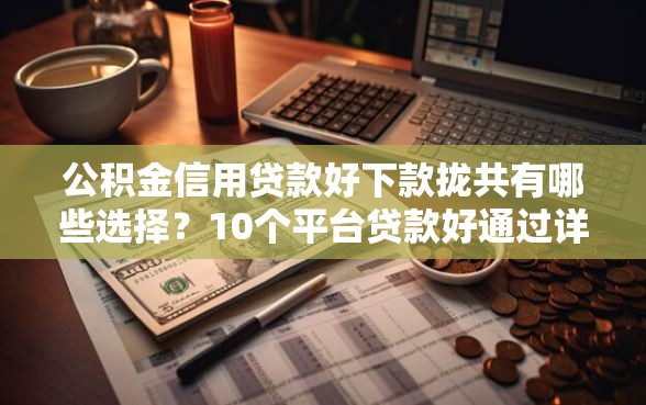 公积金信用贷款好下款拢共有哪些选择？10个平台贷款好通过详解