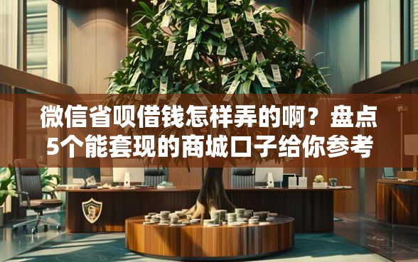 微信省呗借钱怎样弄的啊？盘点5个能套现的商城口子给你参考