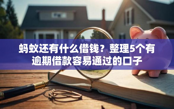 蚂蚁还有什么借钱？整理5个有逾期借款容易通过的口子