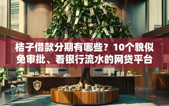 桔子借款分期有哪些？10个貌似免审批、看银行流水的网贷平台合集