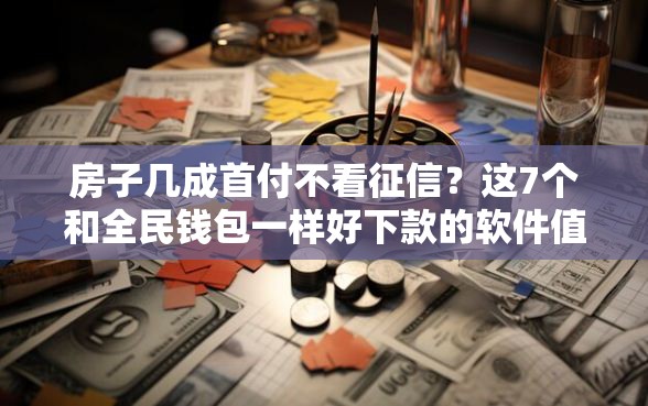 房子几成首付不看征信？这7个和全民钱包一样好下款的软件值得一试