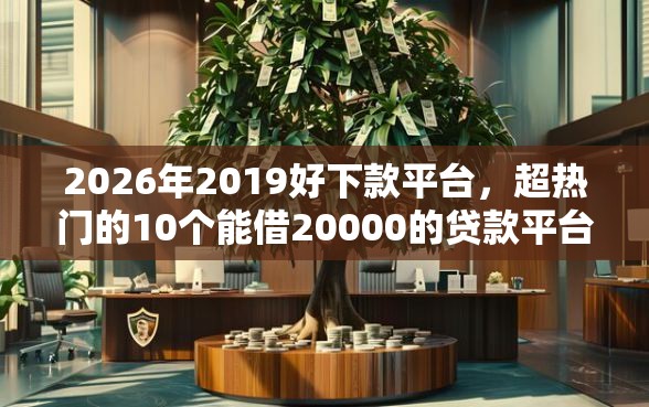 2026年2019好下款平台，超热门的10个能借20000的贷款平台推荐