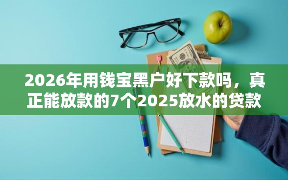 2026年用钱宝黑户好下款吗，真正能放款的7个2025放水的贷款口子推荐