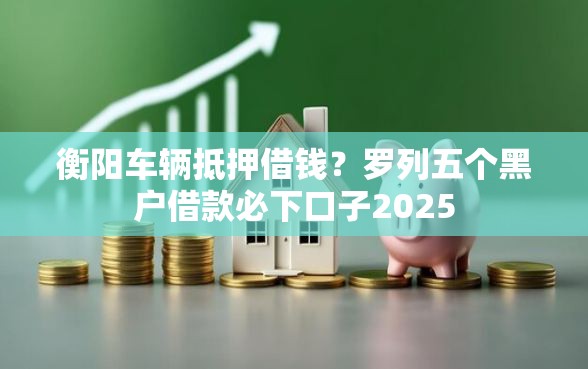 衡阳车辆抵押借钱？罗列五个黑户借款必下口子2025