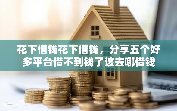 花下借钱花下借钱，分享五个好多平台借不到钱了该去哪借钱