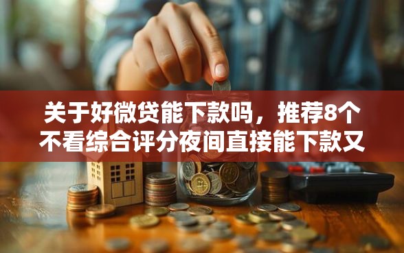 关于好微贷能下款吗，推荐8个不看综合评分夜间直接能下款又正规的平台给你