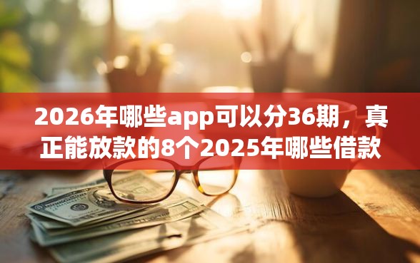 2026年哪些app可以分36期，真正能放款的8个2025年哪些借款平台不查征信大数据推荐