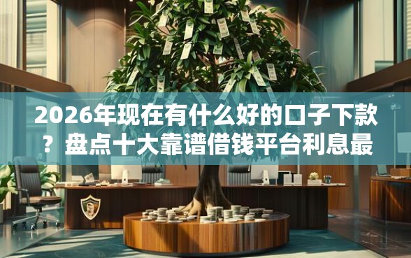 2026年现在有什么好的口子下款？盘点十大靠谱借钱平台利息最低