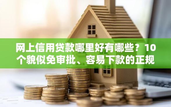 网上信用贷款哪里好有哪些？10个貌似免审批、容易下款的正规贷款平台合集