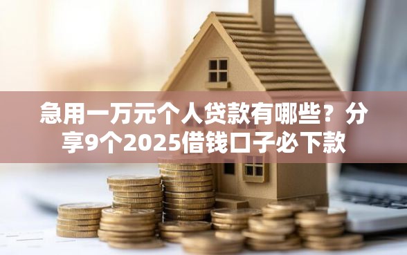 急用一万元个人贷款有哪些？分享9个2025借钱口子必下款