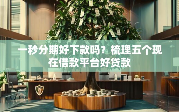 一秒分期好下款吗？梳理五个现在借款平台好贷款