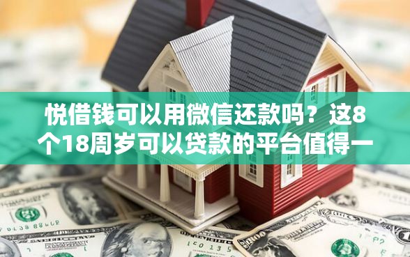 悦借钱可以用微信还款吗？这8个18周岁可以贷款的平台值得一试