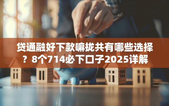 贷通融好下款嘛拢共有哪些选择?8个714必下口子2025详解 贷通融好下款嘛拢共有哪些选择?8个714必下口子2025详解