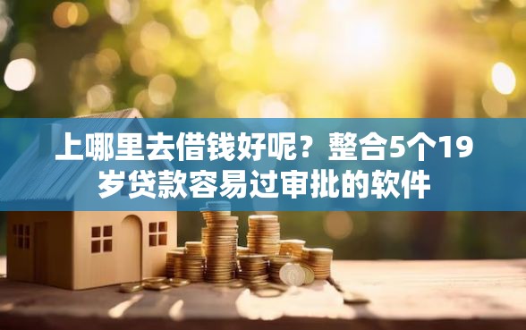 上哪里去借钱好呢？整合5个19岁贷款容易过审批的软件