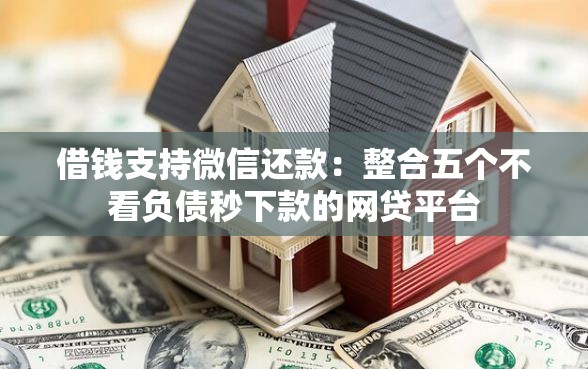 借钱支持微信还款：整合五个不看负债秒下款的网贷平台
