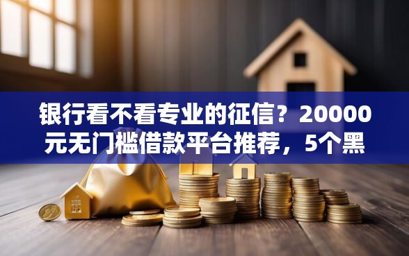 银行看不看专业的征信？20000元无门槛借款平台推荐，5个黑了还能贷款平台盘点