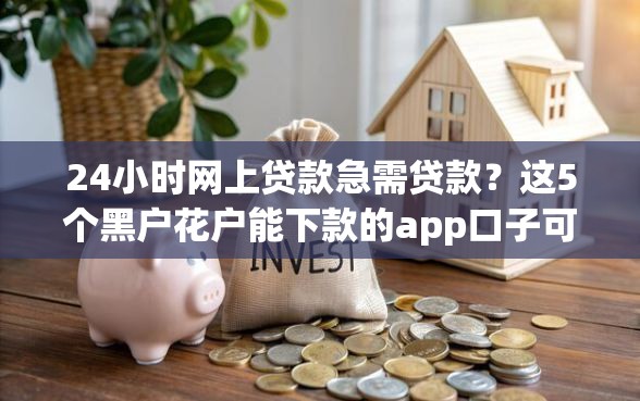 24小时网上贷款急需贷款？这5个黑户花户能下款的app口子可以试试